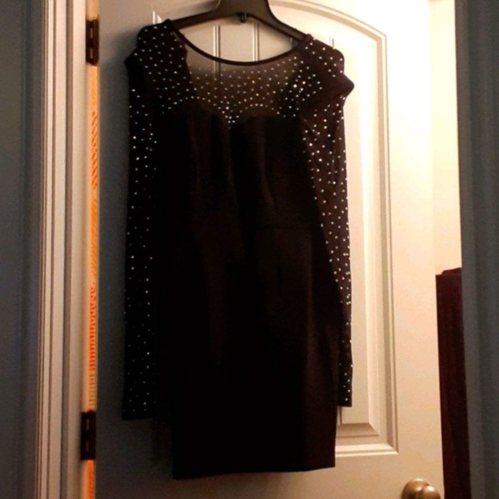 Sexy black dress